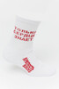 Носки КРЕПОСТЬ SOCKS Только сердце знает Белый фото