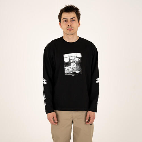 Лонгслив LARRY Flower Black фото 10