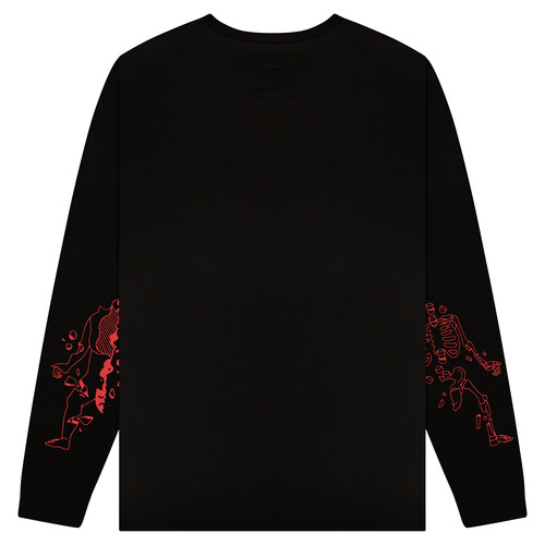 Лонгслив OBANZE WATAGA Сплит Черный фото 4