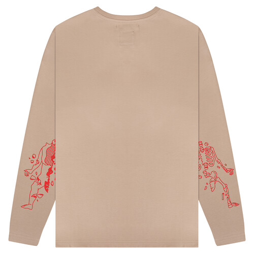 Лонгслив OBANZE WATAGA Сплит Кэмел фото 4