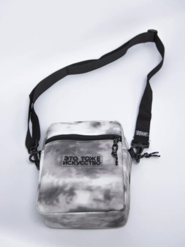 Сумка мессенджер EXHAUST Искусство Тай Дай Серый фото 22