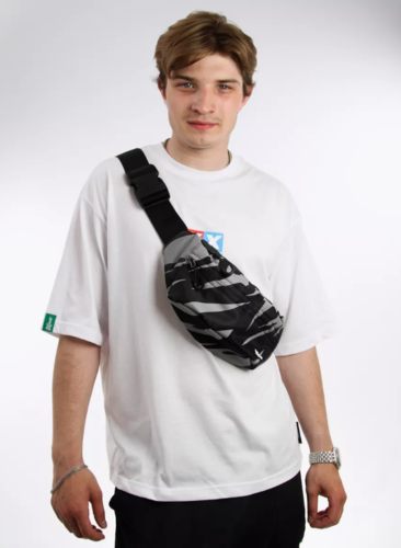 Сумка поясная EXHAUST Flame Черный фото 11