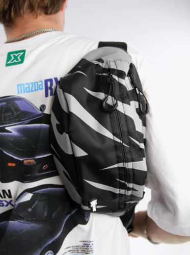 Сумка поясная EXHAUST Flame Черный фото 14