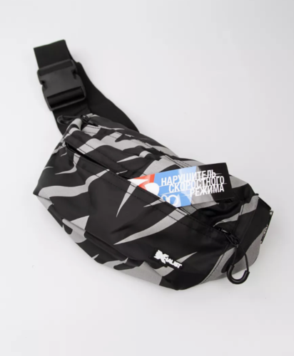 Сумка поясная EXHAUST Flame Черный фото 6