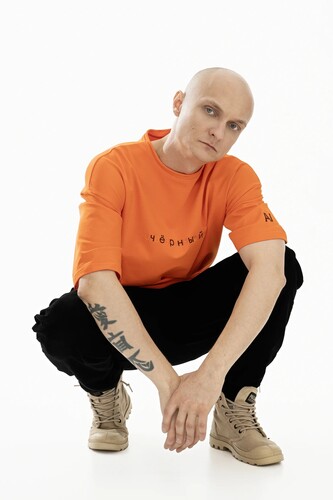 Футболка AV wear Черный Цветной Оранжевый фото 14