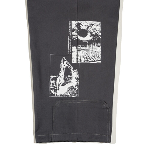 Штаны LARRY REGULAR FIT Industrial Print Grey фото 24