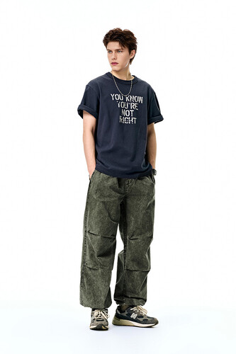 Брюки TRUESPIN Heavy Washed Зеленый фото 6