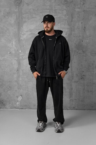 Зиппер 108 Hertz Zip-hoody Washed Black фото 7