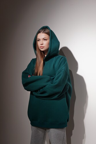 Худи NICE TWICE Темно-Зеленый фото 12