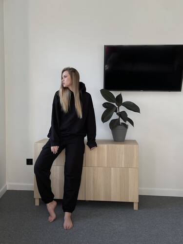 Худи NICE TWICE Черный фото 5