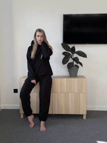 Худи NICE TWICE Черный фото 7