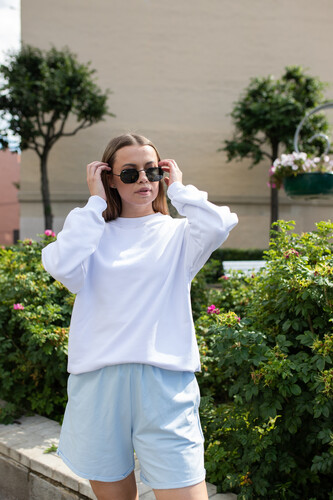 Свитшот базовый NICE TWICE Белый фото 12