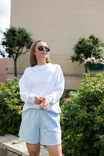 Свитшот базовый NICE TWICE Белый фото 22