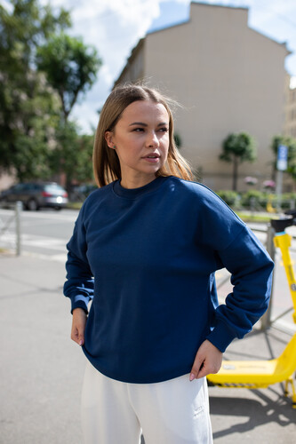 Свитшот базовый NICE TWICE Индиго фото 11