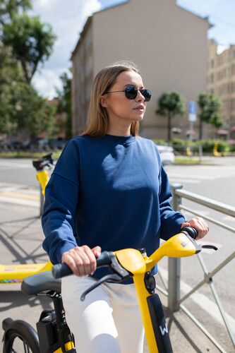 Свитшот базовый NICE TWICE Индиго фото 15