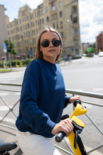 Свитшот базовый NICE TWICE Индиго фото 19