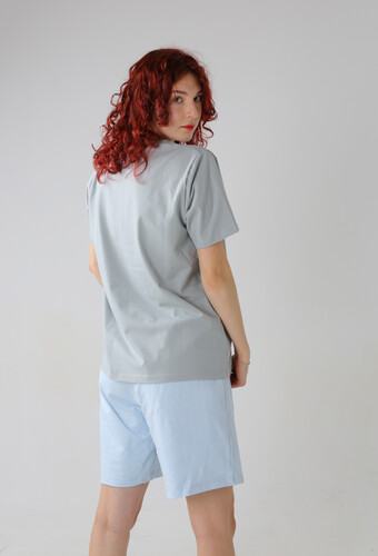 Футболка базовая NICE TWICE Серый фото 9