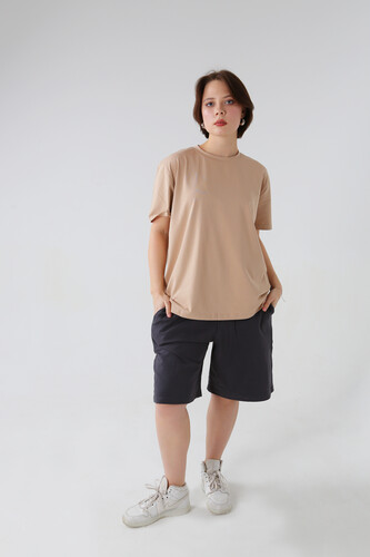 Футболка базовая NICE TWICE Капучино фото 5