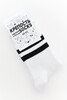Носки КРЕПОСТЬ SOCKS Полосы белые Черный фото 4