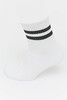 Носки КРЕПОСТЬ SOCKS Полосы белые Черный фото 3