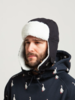 Шапка ЗАПОРОЖЕЦ Ushanka Beanie Black фото 3