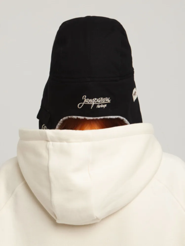 Шапка ЗАПОРОЖЕЦ Ushanka Beanie Black фото 24