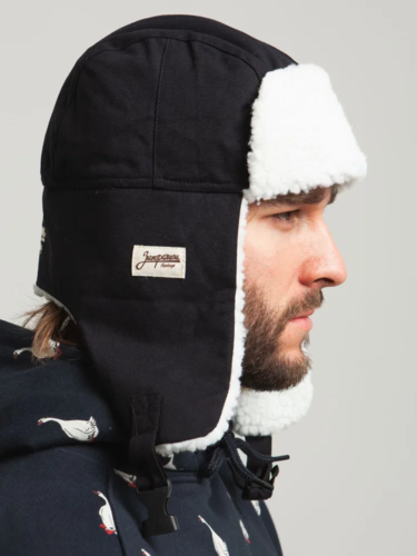 Шапка ЗАПОРОЖЕЦ Ushanka Beanie Black фото 19