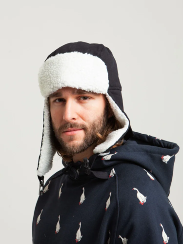 Шапка ЗАПОРОЖЕЦ Ushanka Beanie Black фото 21