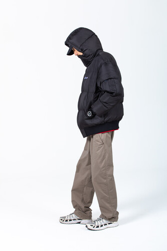 Пуховик OBANZE WATAGA Бомбер Обанзе Черный фото 10