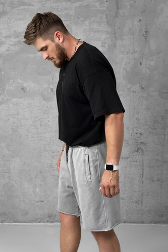 Шорты 108 Hertz Shorts Washed Grey фото 7