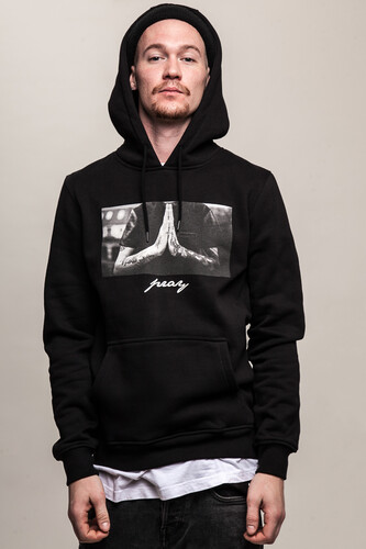 Толстовка MISTER TEE Pray Hoody Black фото 6