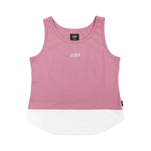 Майка СЕВЕР Inscription женская Розовый/Белый фото 2