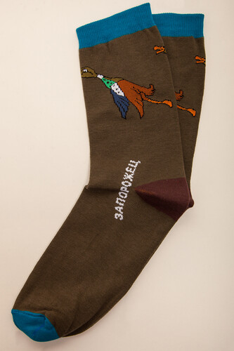 Носки ЗАПОРОЖЕЦ Утка Большая Хаки фото 6