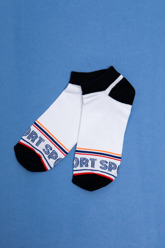 Носки ЗАПОРОЖЕЦ Спорт Печать короткие Белый фото 4
