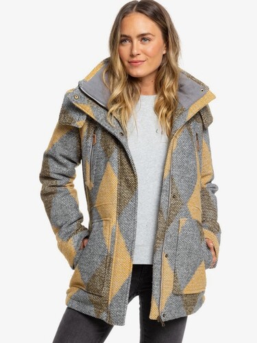 Женская куртка ROXY Dawn HEATHER GREY TREETOP (sje3) фото 4