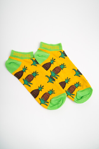 Носки ЗАПОРОЖЕЦ Ананас короткие Желтый фото 5