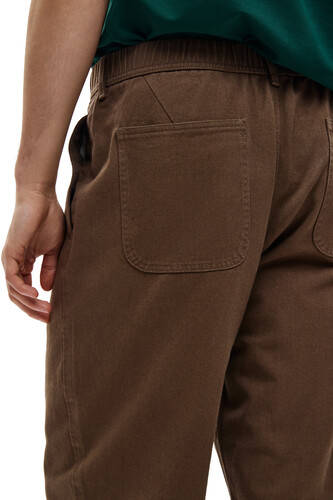 Джинсы QWENTINY H86815/JI Кофейный фото 8