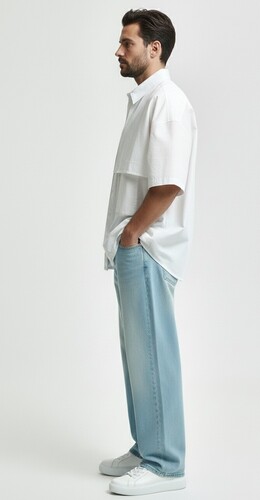 Джинсы QWENTINY K36s940/JI Синий фото 7