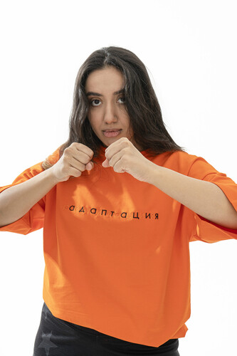 Футболка AV wear Репутация Адаптация Оранжевый фото 16