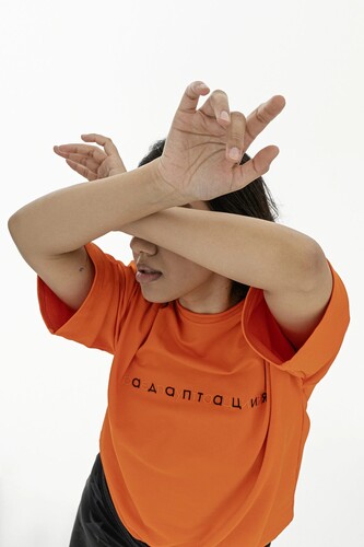 Футболка AV wear Репутация Адаптация Оранжевый фото 22