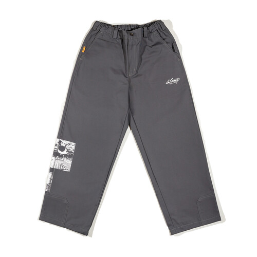 Штаны LARRY REGULAR FIT Industrial Print Grey фото 8