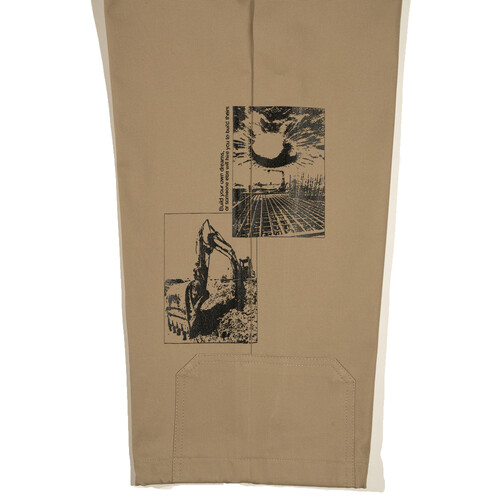 Штаны LARRY REGULAR FIT Industrial Print Beige фото 13