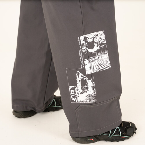 Штаны LARRY REGULAR FIT Industrial Print Grey фото 21