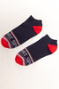 Носки ЗАПОРОЖЕЦ Спорт Печать короткие Темно-Синий фото