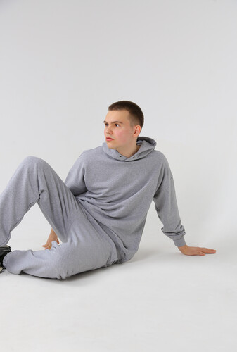 Джоггеры NICE TWICE Серый Меланж фото 19