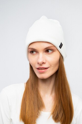 Шапка SEA-PEA СLOTHING Two (с флисом) Молочный фото 8