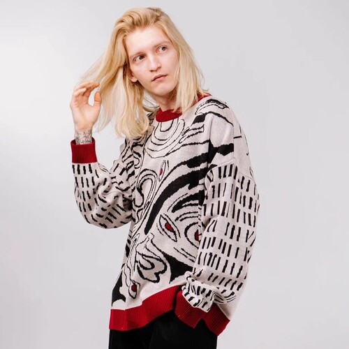 Джемпер КРЕПОСТЬ Eyes Бежевый фото 8