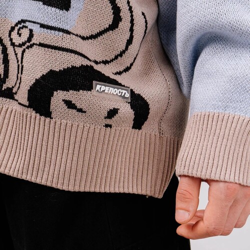 Джемпер КРЕПОСТЬ Heads Бежевый фото 10