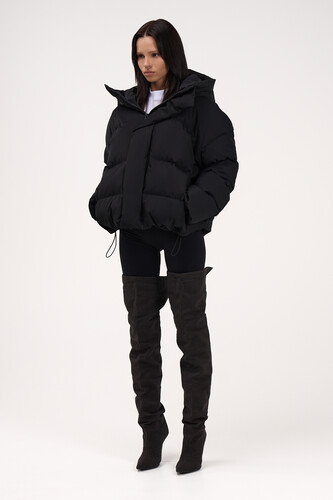 Пуховик ZNY HOODED Black фото 12