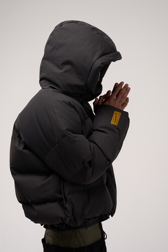 Пуховик ZNY HOODED Grey фото 14